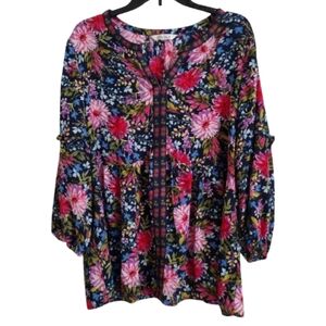 The Pioneer Woman Mystic Floral multicolor lightweight blouse